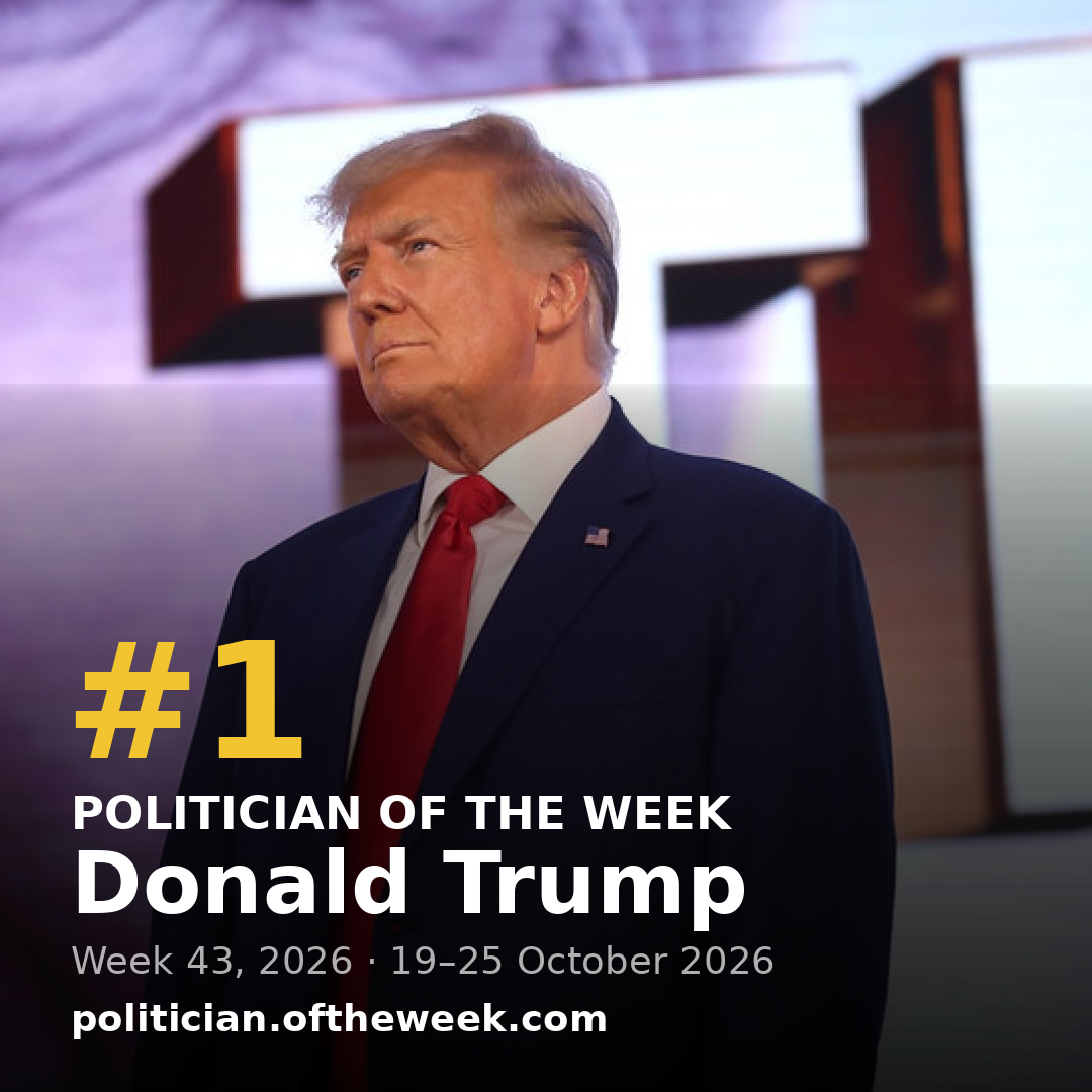 Square post (1080×1080) — Donald Trump